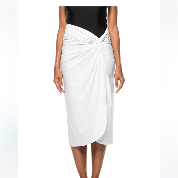 Coolibar NORTH BAY VILLAGE KNOT COVER-UP EARTH DAY GREEN Size Large - Picture 9 of 9